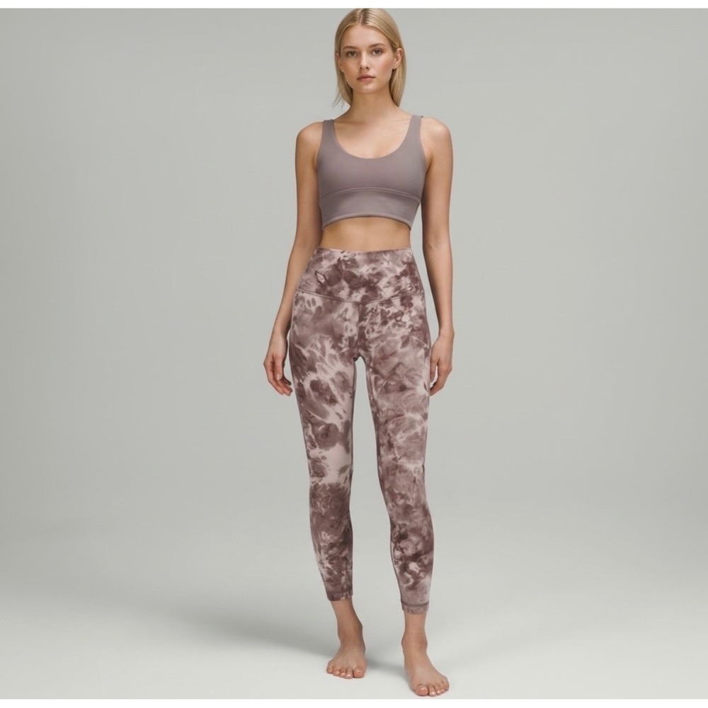 Lululemon Align High-Rise Pant 25" Diamond Dye Mink Bery Size 2